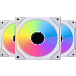 Ventoinha Lian Li INF SL120 RGB PWM Branco 120mm (Pack 3)