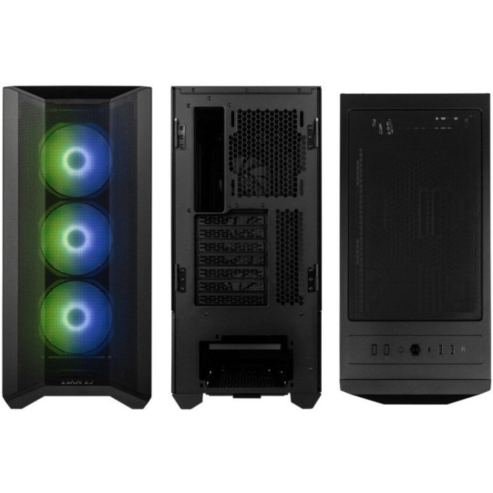 Caixa ATX Lian Li Lancool II Mesh C RGB Preta Vidro Temperado