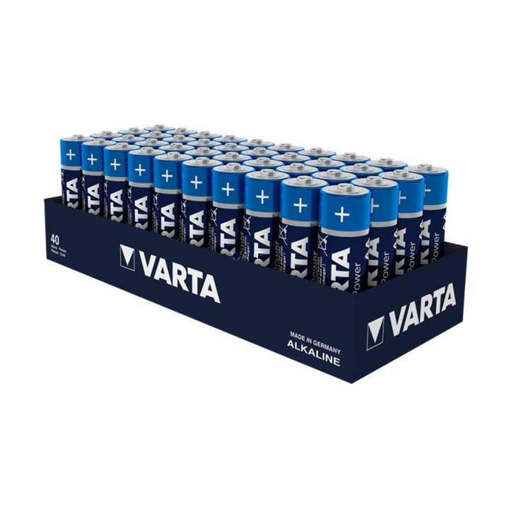 Pilhas AAA Varta Longlife Power pack de 40 unidades