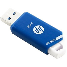 Pendrive HP x755w 64GB USB Type-A 3.2 Gen 1 (3.1 Gen 1) Azul, Branco