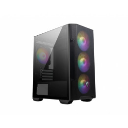Caixa Micro-ATX MSI MAG Forge M100R RGB Preta