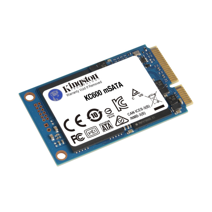 SSD Kingston Technology KC600 mSATA 1TB Serial ATA III 3D TLC