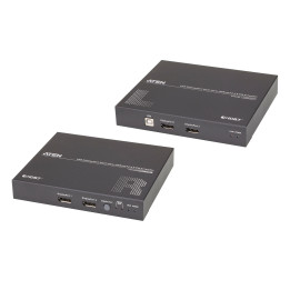 ATEN Extensão KVM USB DisplayPort Dual View HDBaseT™ 2.0 (4K a 100 m para Vista Individual)