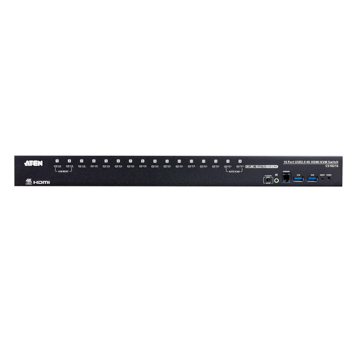 ATEN Switch KVM 16 portas USB 3,0 4K HDMI