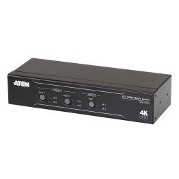 ATEN Switch de matriz HDMI 2 x 2 True 4K com Separador Áudio