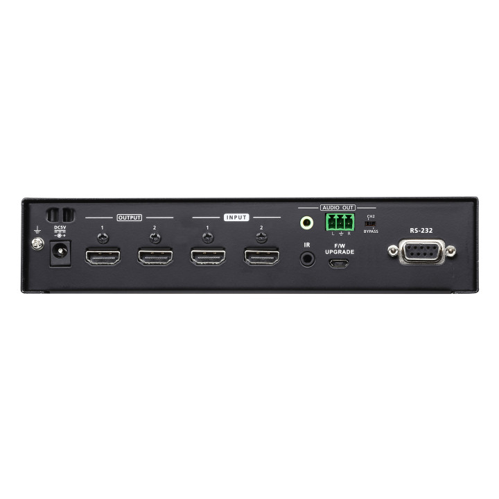 ATEN Switch de matriz HDMI 2 x 2 True 4K com Separador Áudio