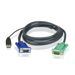 ATEN Cabo KVM USB com SPHD 3 em 1 1,2M