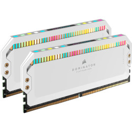Memória Corsair Dominator 64GB (2x32GB) DDR5 5600MHz CL40 1.25V RGB Branco