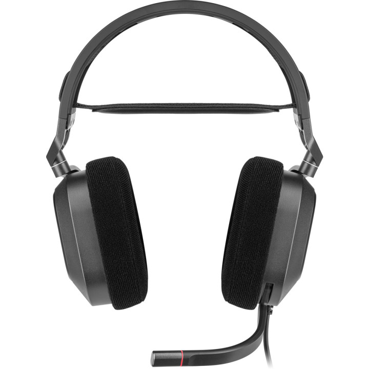 Headset Gaming Corsair HS80 RGB USB Carbono