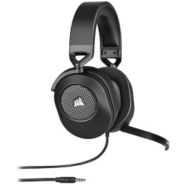 Headset Gaming Corsair HS65 SURROUND Jack 3.5mm Carbono