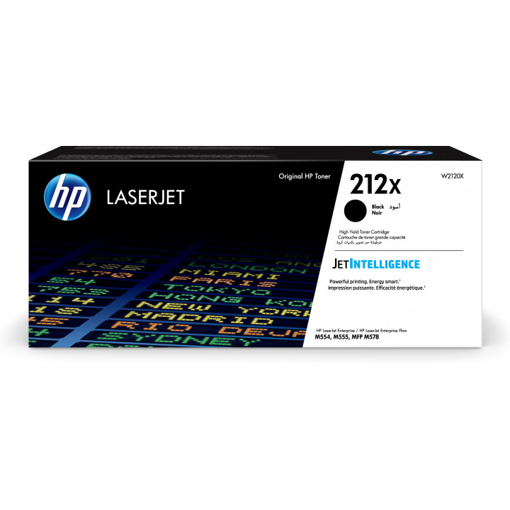 HP Toner LaserJet Original 212X Preto de elevado rendimento