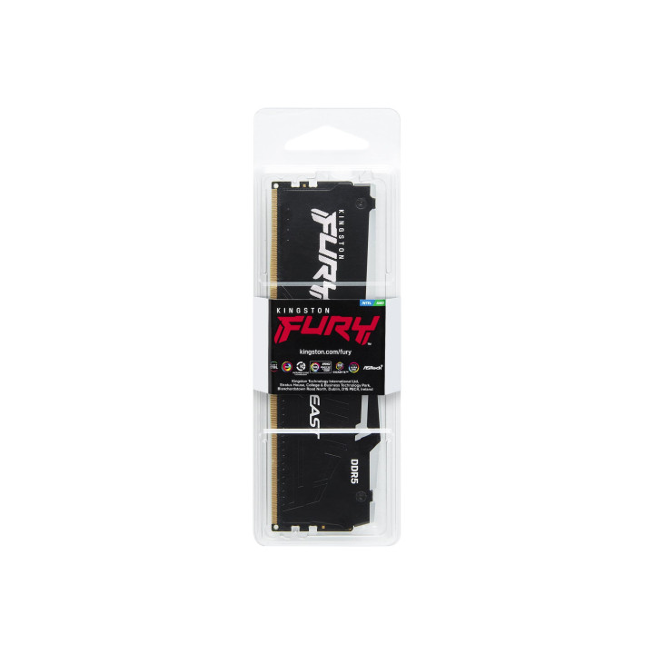 Memória Kingston Technology FURY Beast RGB 8GB (1x8GB) DDR5 5600MHz
