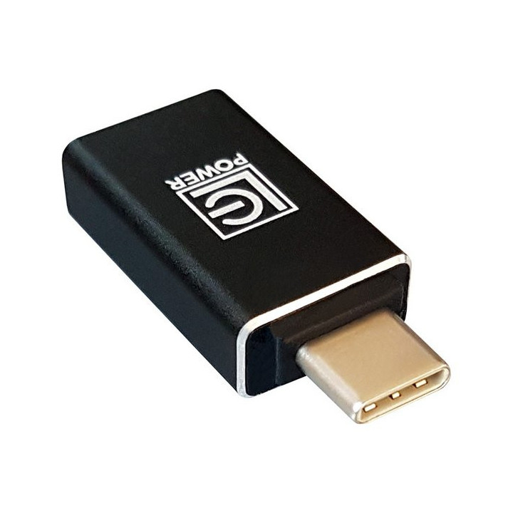 Adaptador LC-Power USB C p/ USB A Preto