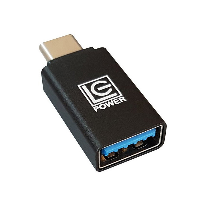 Adaptador LC-Power USB C p/ USB A Preto