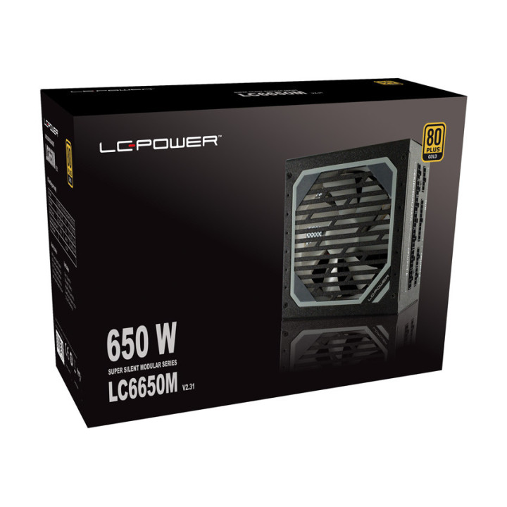Fonte LC-Power LC6650M V2.31 650W 80Plus Gold