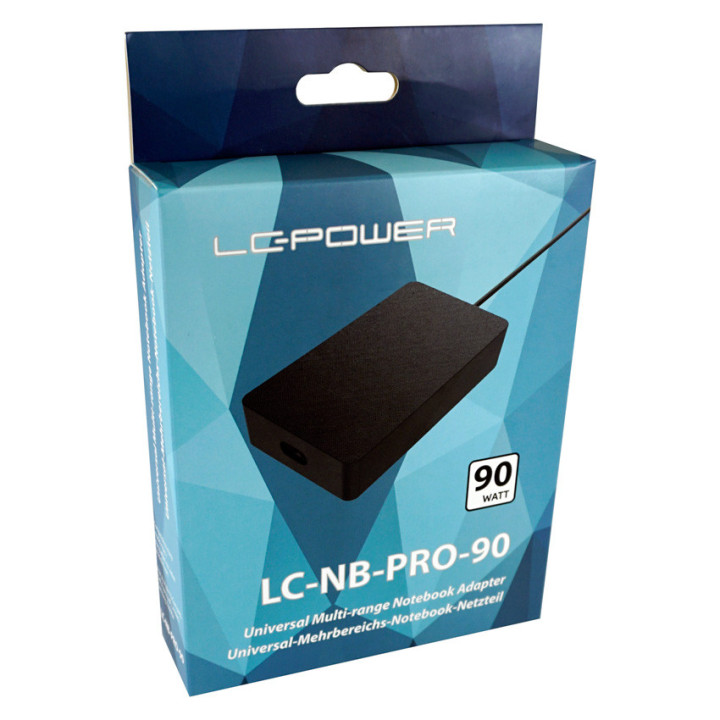 Carregador Universal LC-Power 90W Preto