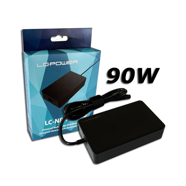 Carregador Universal LC-Power 90W Preto