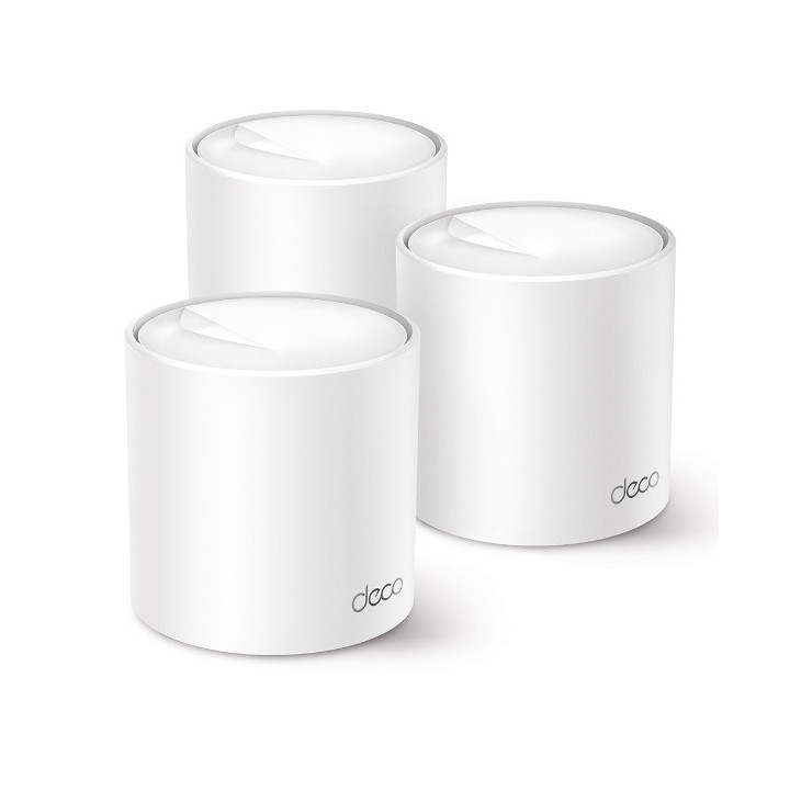TP-Link Deco X50 (3-pack) Dual-band (2,4 GHz   5 GHz) Wi-Fi 6 (802.11ax) Branco Interno