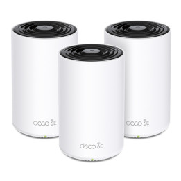 TP-Link Deco XE75 Tri-band (2.4 GHz / 5 GHz / 6 GHz) Wi-Fi 6E (802.11ax) Branco (pack de 3)
