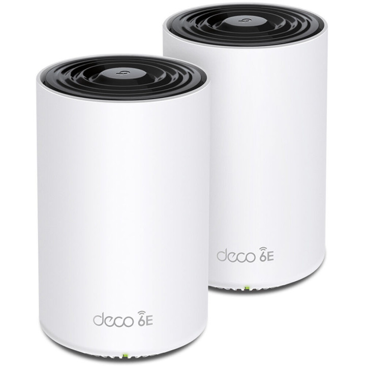 Sistema Mesh TP-Link Deco XE75 (2-pack) Tri-band (2.4 GHz / 5 GHz / 6 GHz) Wi-Fi 6E (802.11ax) Branco