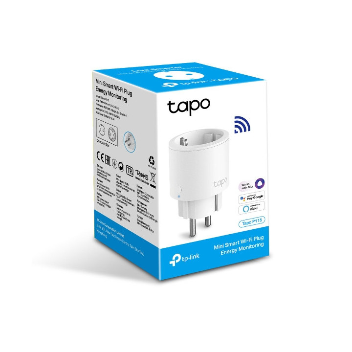 TP-Link Tapo P115 tomada inteligente 3680 W Branco