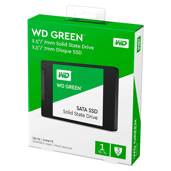 SSD Western Digital Green WD 2.5" 1TB Serial ATA III SLC