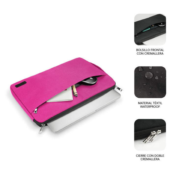SUBBLIM SUB-LS-0PS0104 mala para portáteis 39,6 cm (15.6") Estojo Rosa