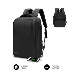 SUBBLIM SUB-BP-2BL2002 mala para portáteis 39,6 cm (15.6") Mochila Preto
