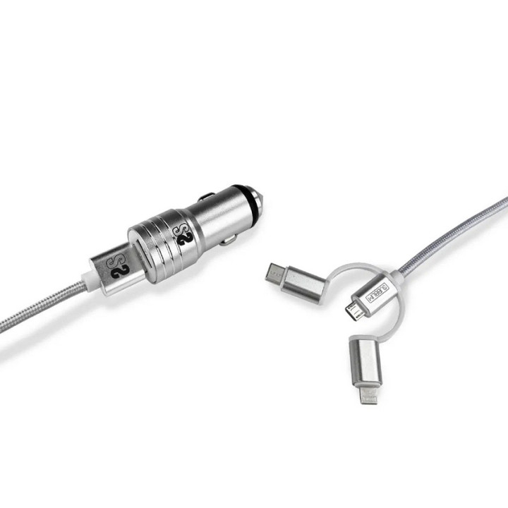 SUBBLIM SUB-CHG-4CC001 carregador de dispositivos móveis Prateado Automático