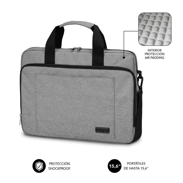 SUBBLIM SUB-LB-4APLB10 mala para portáteis 39,6 cm (15.6") Cinzento
