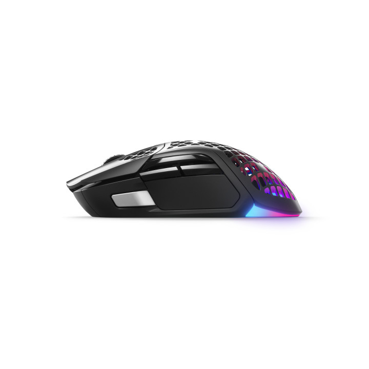 Steelseries Aerox 5 Wireless rato Mão direita RF Wireless + Bluetooth + USB Type-A Ótico 18000 DPI