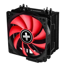 Xilence M704 Processador Cooler 12 cm Preto, Vermelho