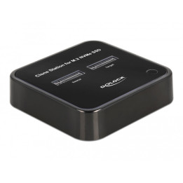 DeLOCK 64177 Docking Station para Discos Rígidos USB 3.2 Gen 2 (3.1 Gen 2) Type-C Preto