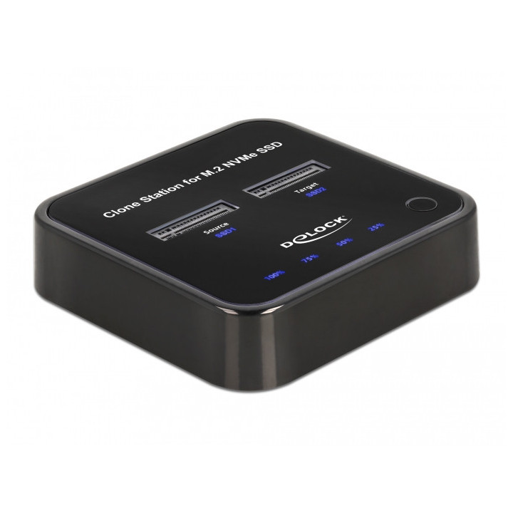 DeLOCK 64177 Docking Station para Discos Rígidos USB 3.2 Gen 2 (3.1 Gen 2) Type-C Preto