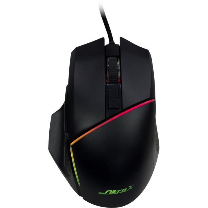 Inter-Tech GT-100 RGB rato Mão direita USB Type-A Ótico 6400 DPI