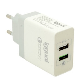 iggual IGG317389 carregador de dispositivos móveis Branco Interior