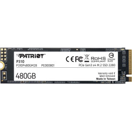 SSD Patriot Memory P310 M.2 480GB PCI Express 3.0 NVMe