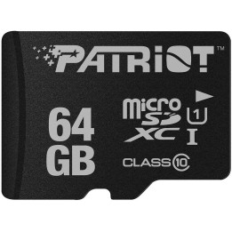 Cartão de memória Patriot Memory LX Series 64GB MicroSDXC UHS-I Classe 10