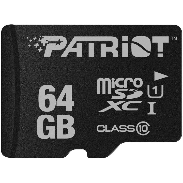 Cartão de memória Patriot Memory LX Series 64GB MicroSDXC UHS-I Classe 10