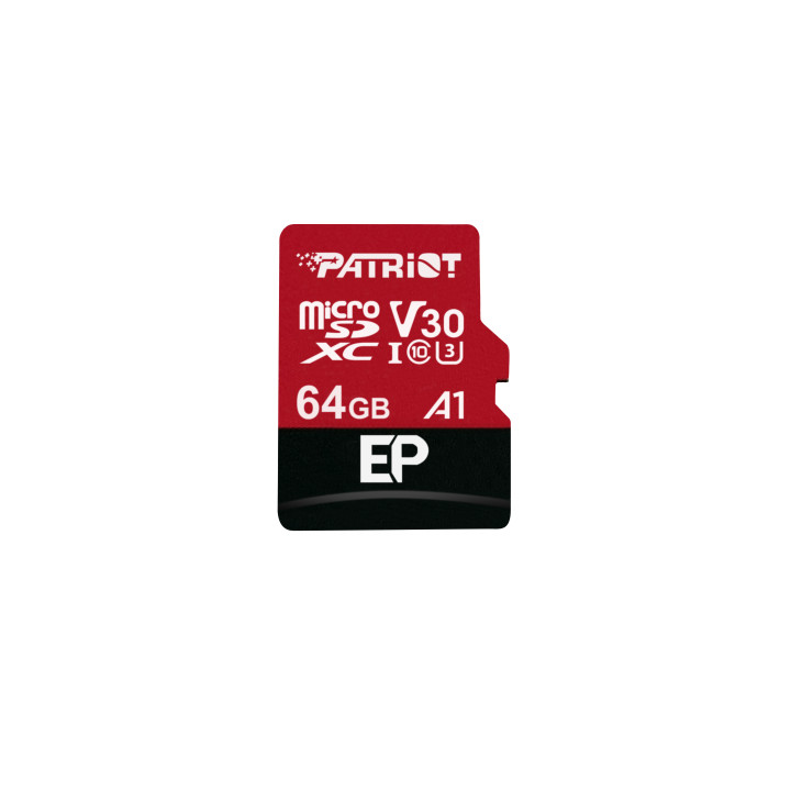 Cartão de memória Patriot Memory EP Series High Performance 64GB MicroSDXC Classe 10