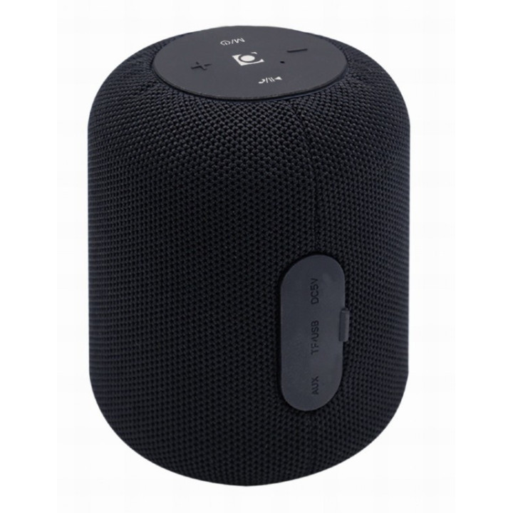 Coluna portátil Bluetooth Gembird c/ Rádio FM mono 5W Preta