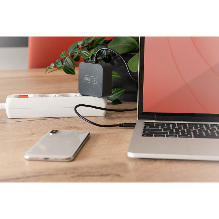 DIGITUS Notebook charger USB-C, 65W