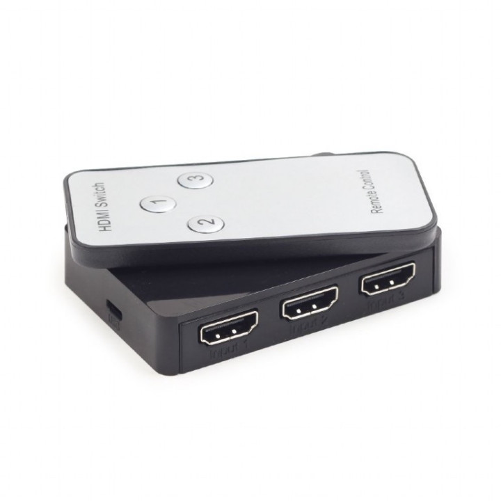 Switch Gembird HDMI 3 Portas C/ Controlo Remoto