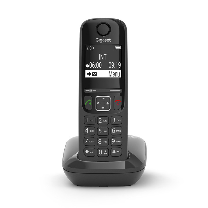 Gigaset AS690 Telefone analógico DECT Identificação de chamadas Preto