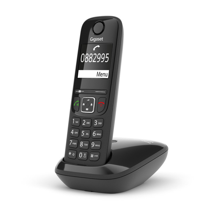 Gigaset AS690 Telefone analógico DECT Identificação de chamadas Preto
