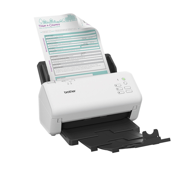 Brother ADS-4300N Scanner ADF 600 x 600 DPI A4 Preto, Branco
