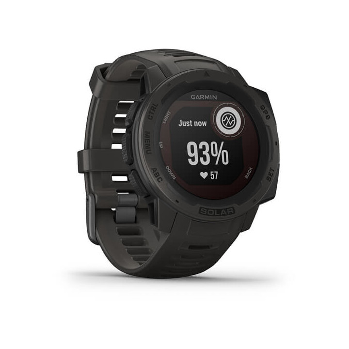 Smartwatch Garmin Instinct Solar MIP Grafite GPS