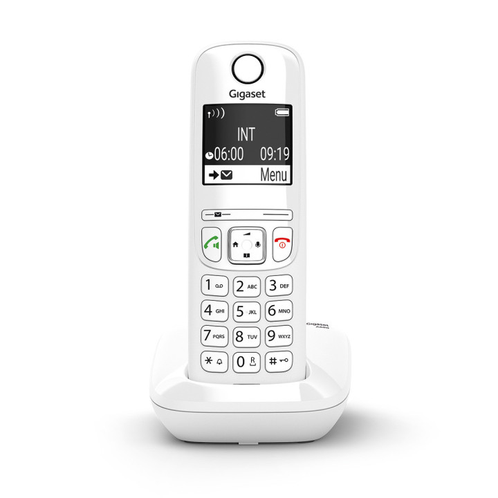 Gigaset AS690 Telefone analógico DECT Identificação de chamadas Branco