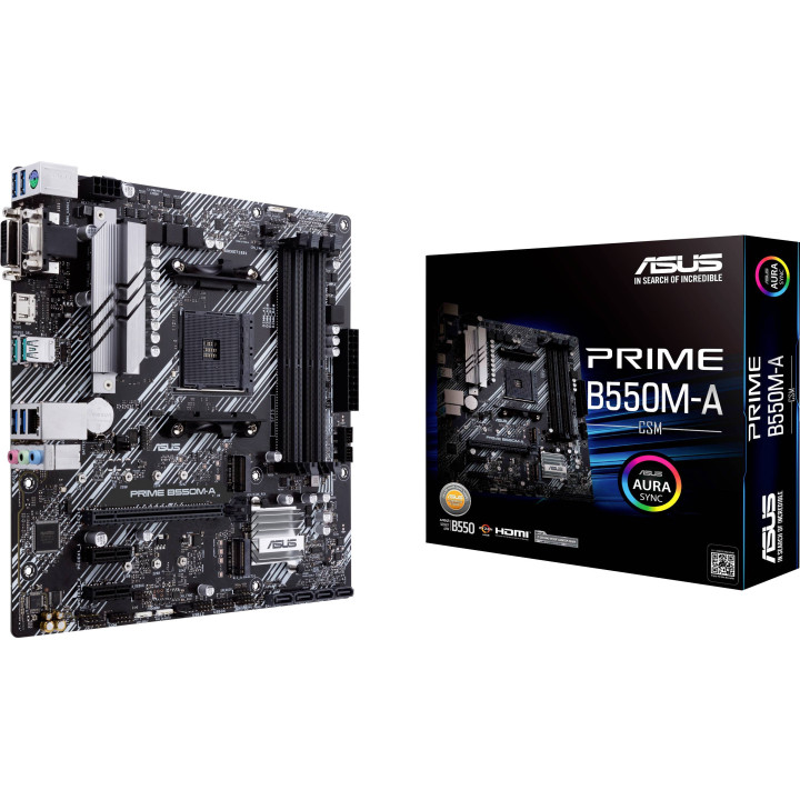 Motherboard ASUS Prime B550M-A/CSM AMD B550 Socket AM4 micro ATX