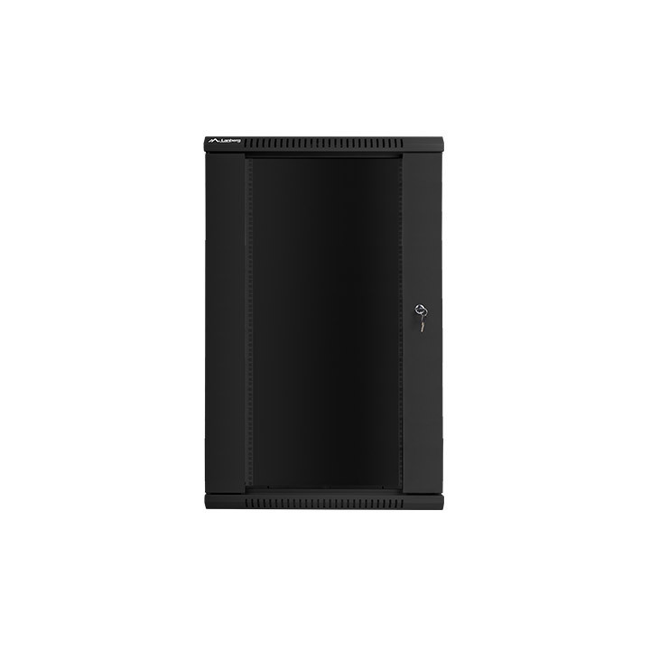Lanberg WF01-6622-10B armário rack 22U Rack de pendurar na parede Preto